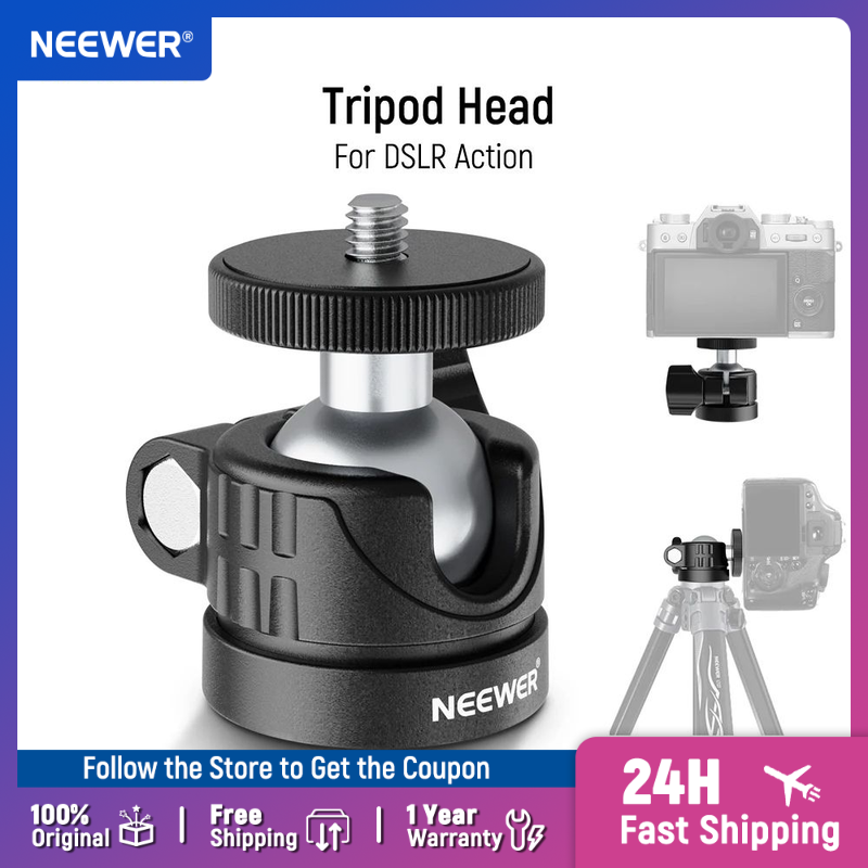 Photography Lighting Circle - NEEWER Mini Ball Head, Portable Tripod