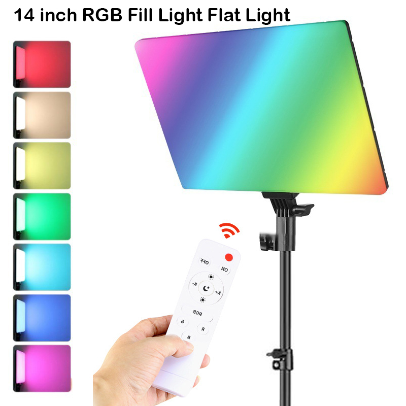 Photography Lightning - RGB 14'' LED Video Light Remote