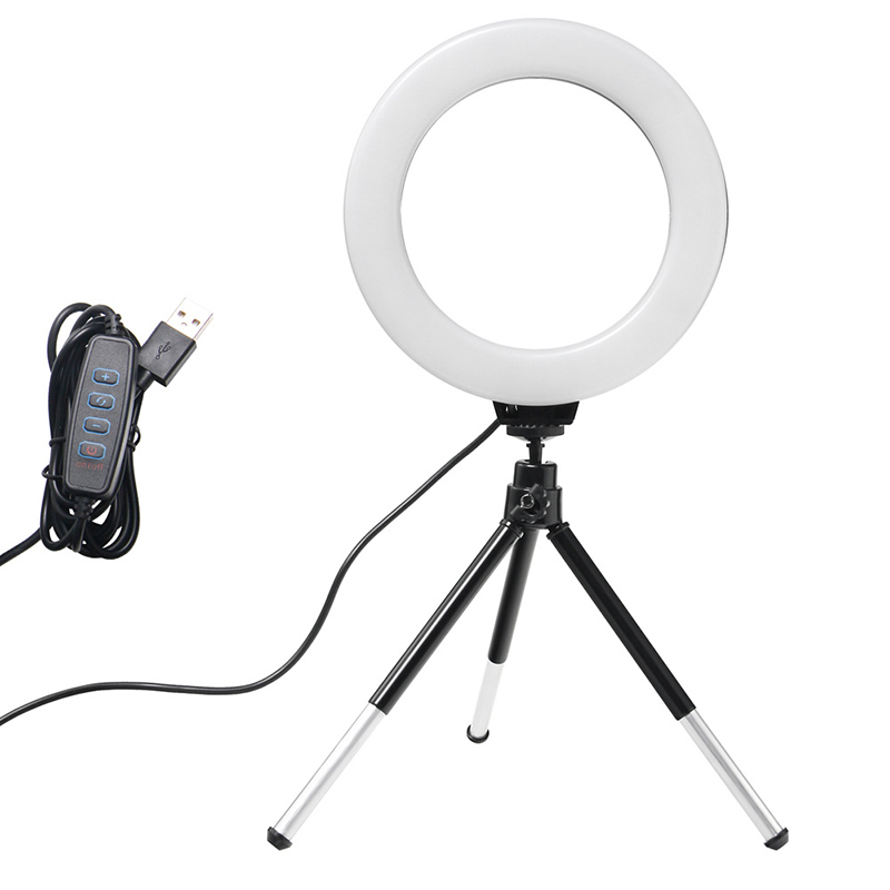 Photography Lighting Circle - 6Inch Vòng Ánh Sáng Với Chân