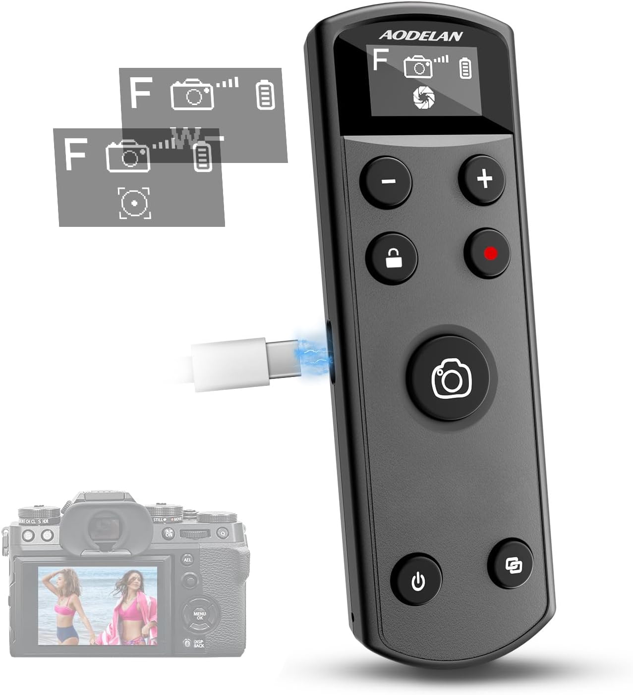 Fujifilm Camera X-T5 - Black USB-C Rechargeable Remote Control with