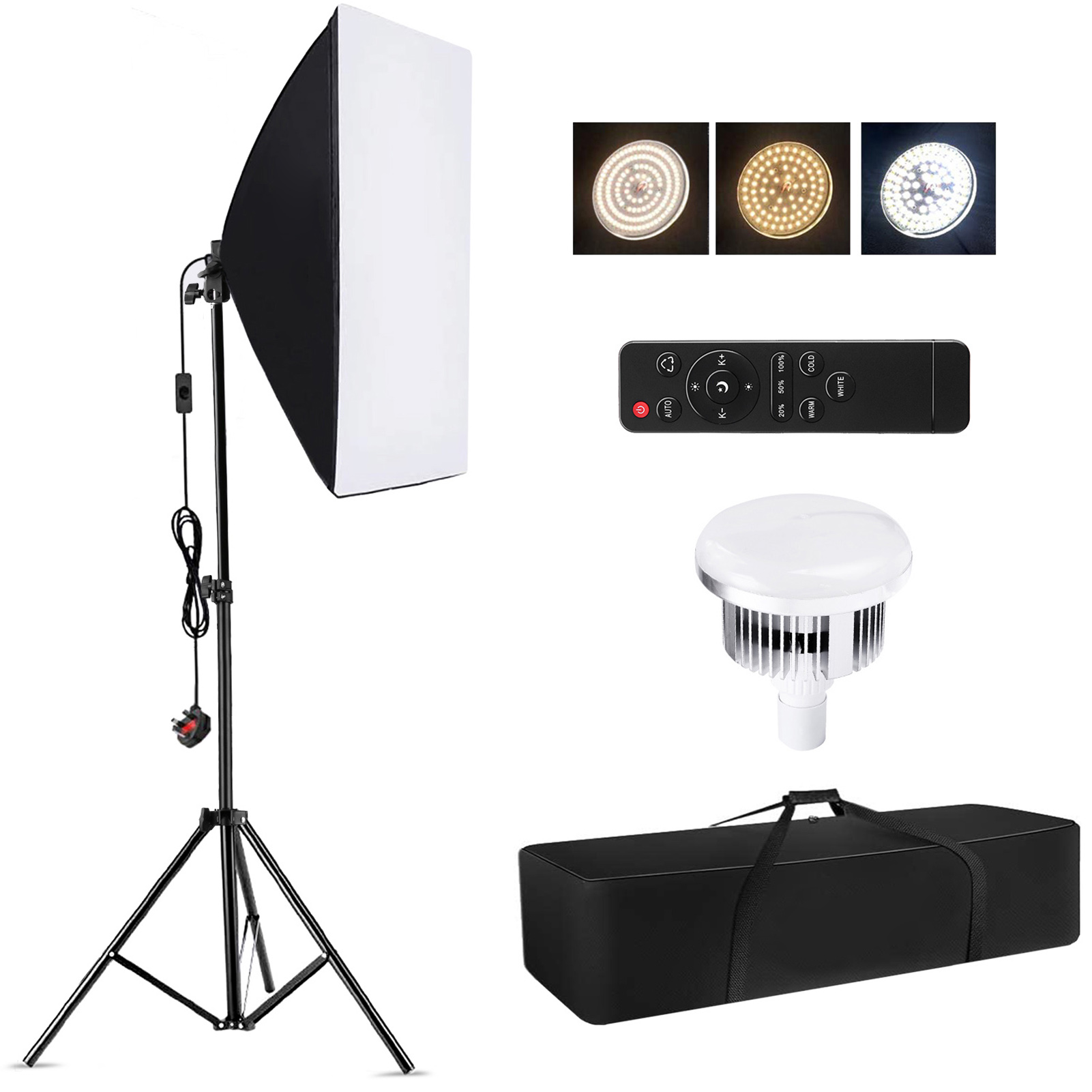 Photography Lighting Reflector - Camnoon Studio Photography Light kit Softbox