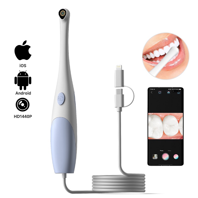 Photography Lighting Continuous - Oral Endoscope Camera 1440P Photo&Video Handheld