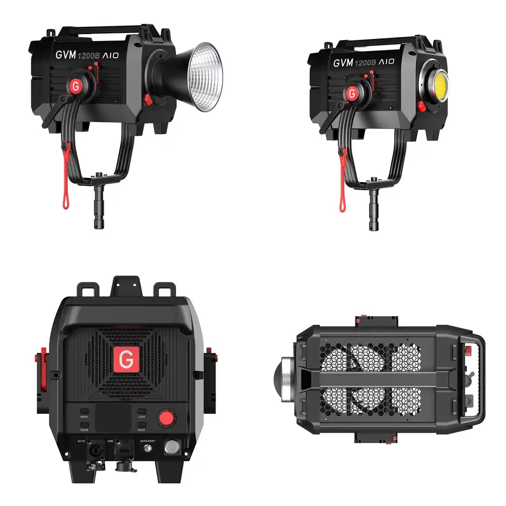 Photography Lighting Continuous - GVM SD1200B AIO 1200W Photography COB