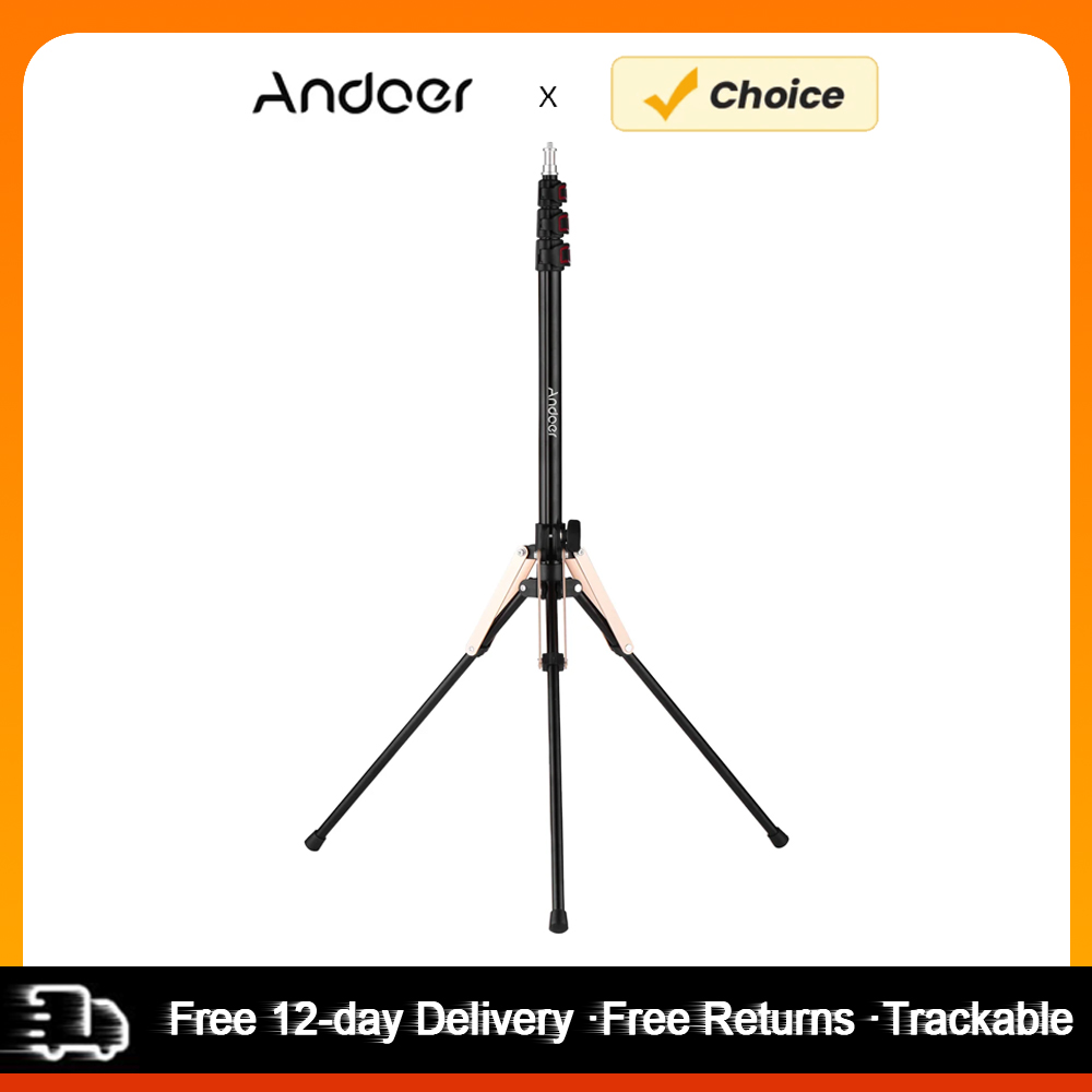 Photography Lighting Design - Andoer 190cm/74.8 Inch Portable Aluminum Alloy