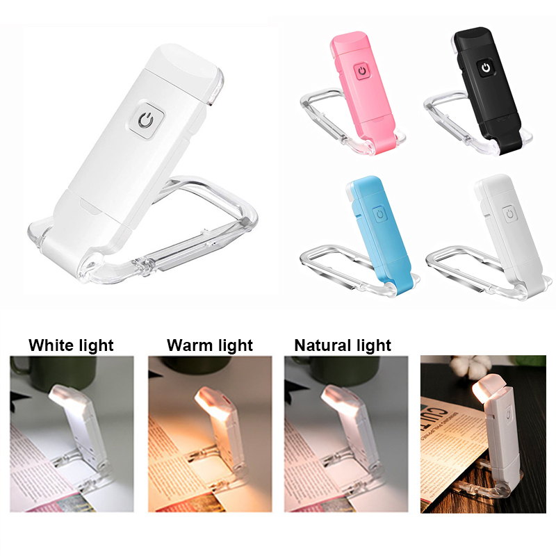 Photography Lighting Book - Reading Light Clip on Book Lamp,