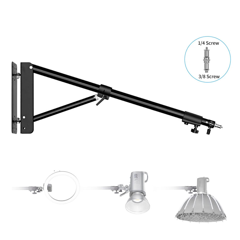 100/135/ 170cm Wall Mounting T - đánh giá và giá Photography Lighting Triangle
