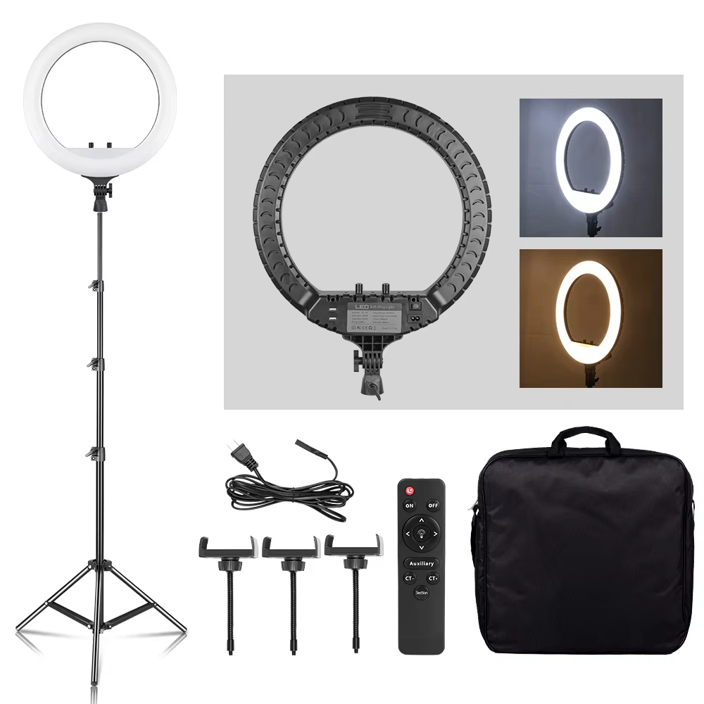 SH 18 Inch Núm Vặn Vòng Đèn LE - đánh giá và giá Photography Lighting Circle
