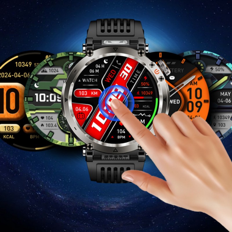 Flashlight Smart Watch Men BT  - đánh giá và giá Photography Lighting Assistant
