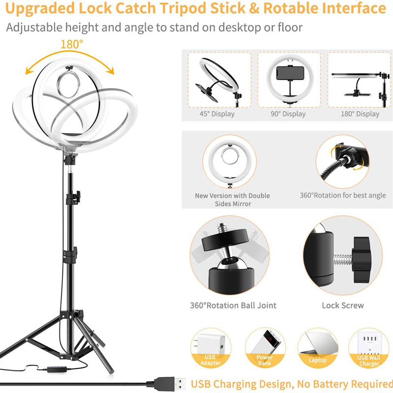 16/26/33cm Selfie Ring Light P - đánh giá và giá Photography Lighting Continuous