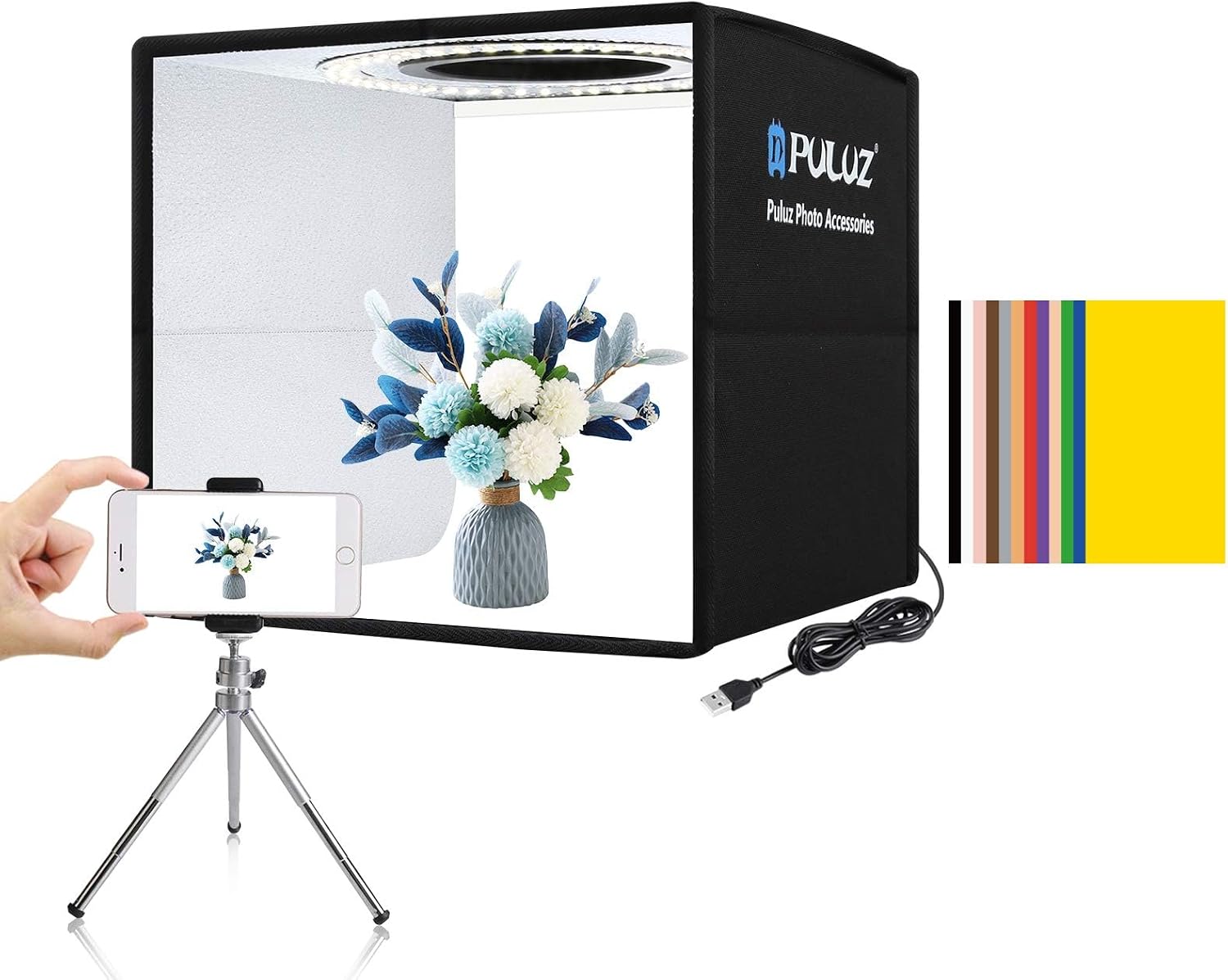 RGB LED Panel Video Light with - đánh giá và giá Photography Lighting App