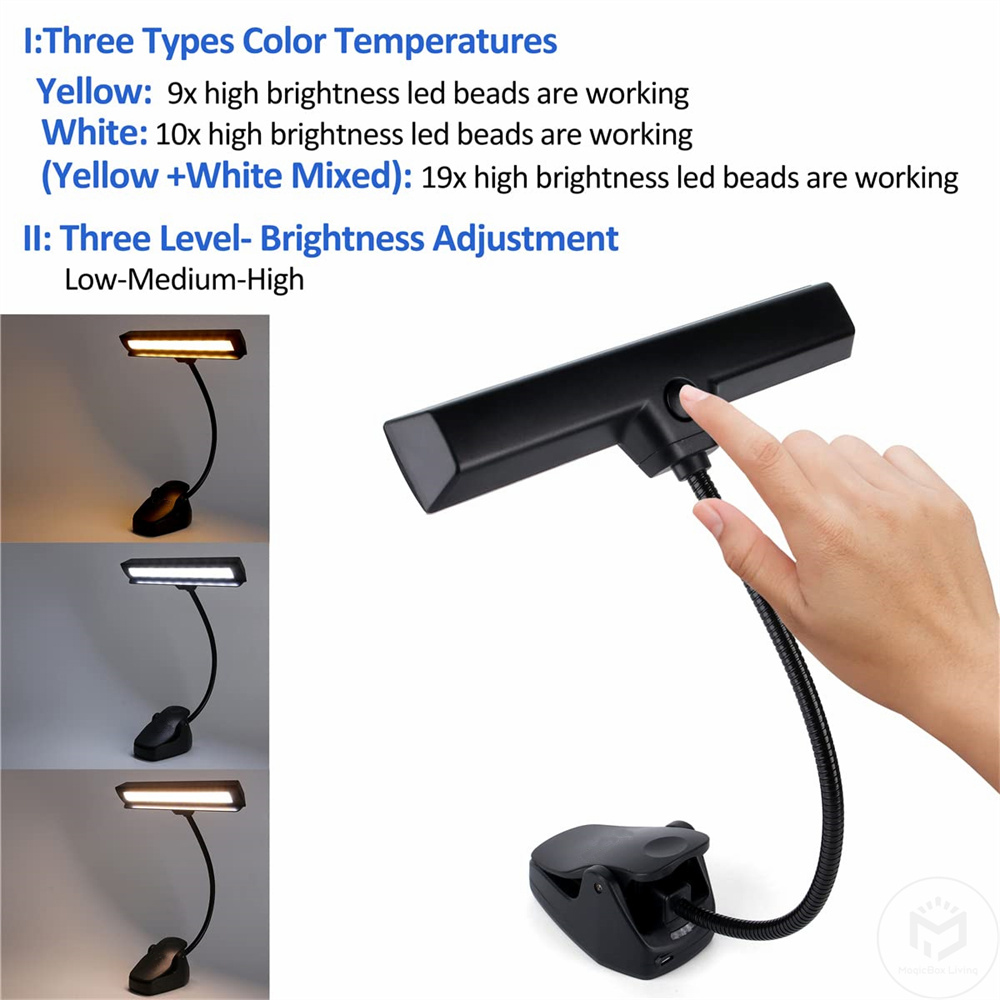 Rechargeable Music Stand Light - đánh giá và giá Photography Lighting Book