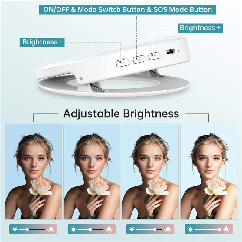 Đèn LED Di Động Kẹp Vòng 40 Đè - đánh giá và giá Photography Lighting Circle