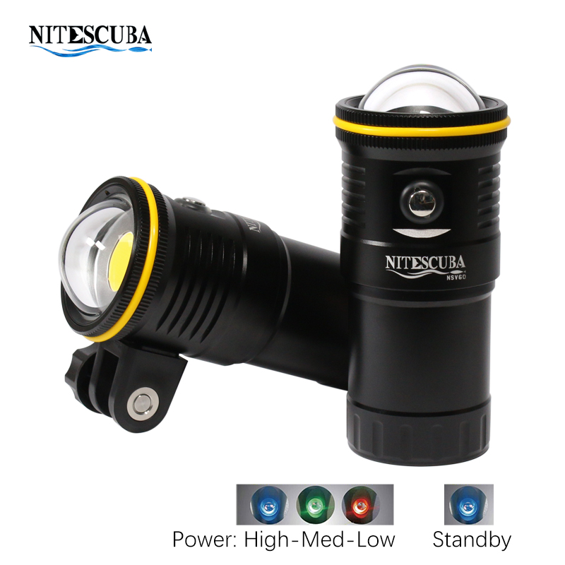 Nitescuba NSV60 LED Diving Vid - đánh giá và giá Photography Lighting Wireless