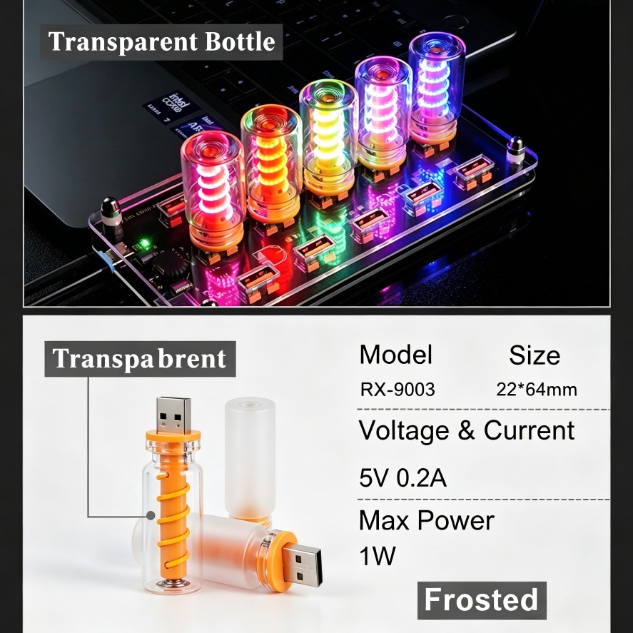 5V USB LED Filament Glass Book - đánh giá và giá Photography Lighting Book