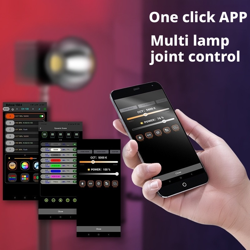Rgb Fill Light 100w Video Live - đánh giá và giá Photography Lighting App