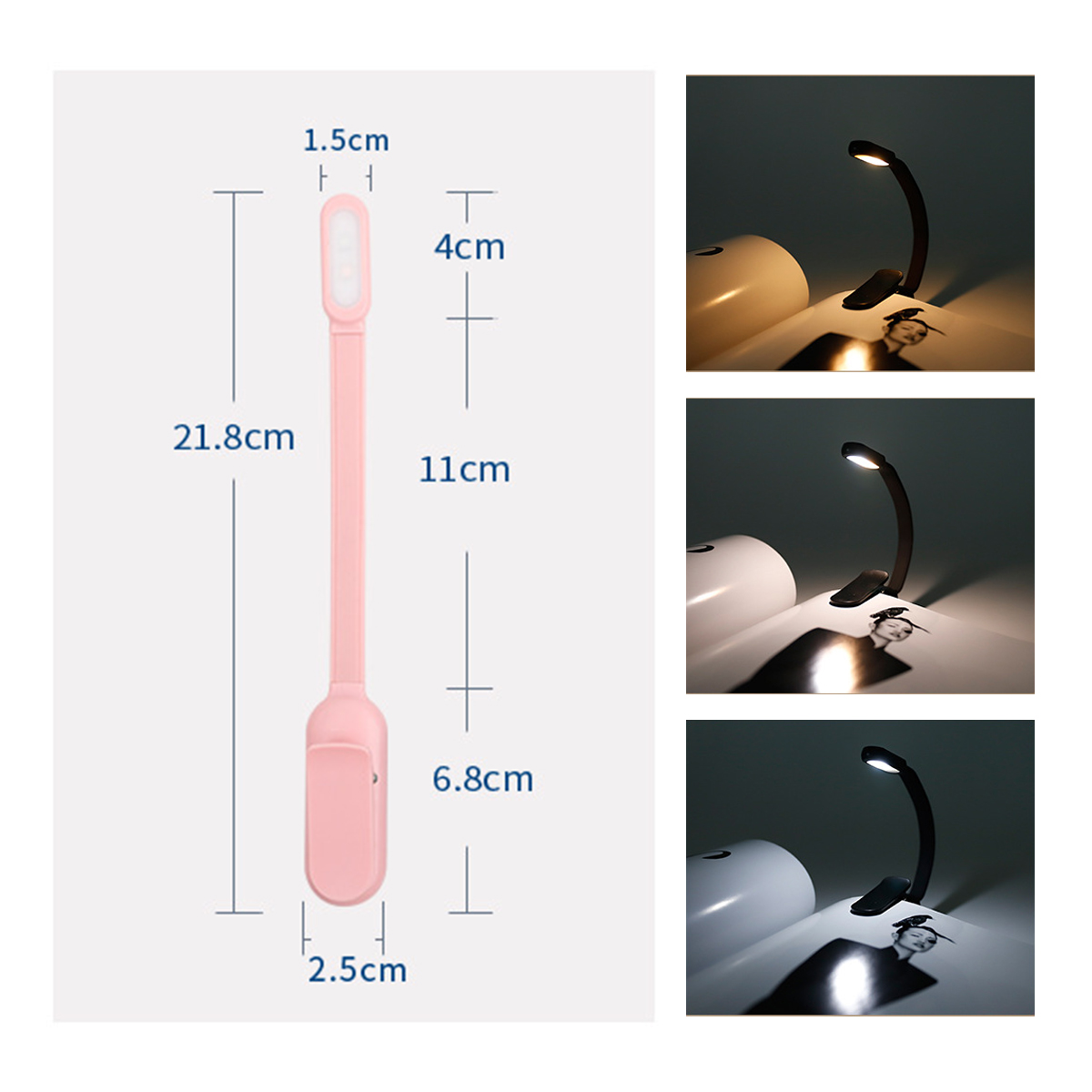 Usb Rechargeable Mini Led Book - đánh giá và giá Photography Lighting Book