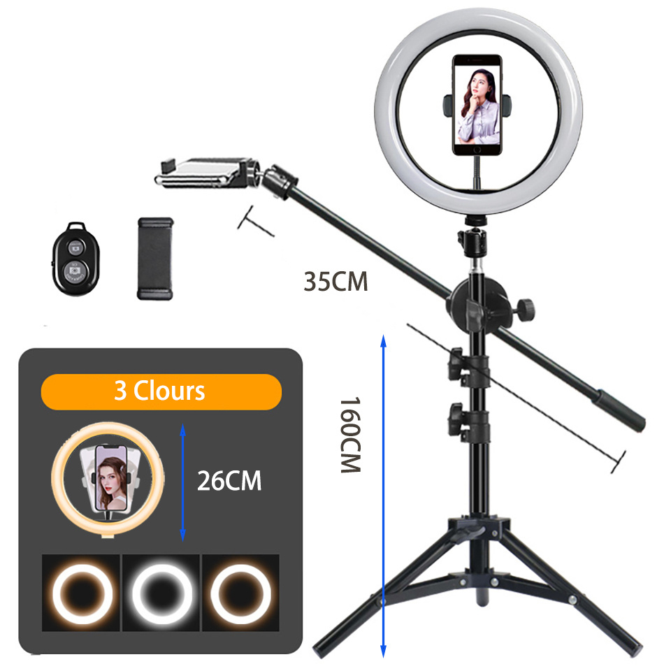 26CM Photography Led Video Rin - đánh giá và giá Photography Lighting Circle