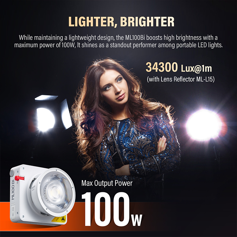 Godox ML100Bi/ML100R Bi-Color  - đánh giá và giá Photography Lighting App