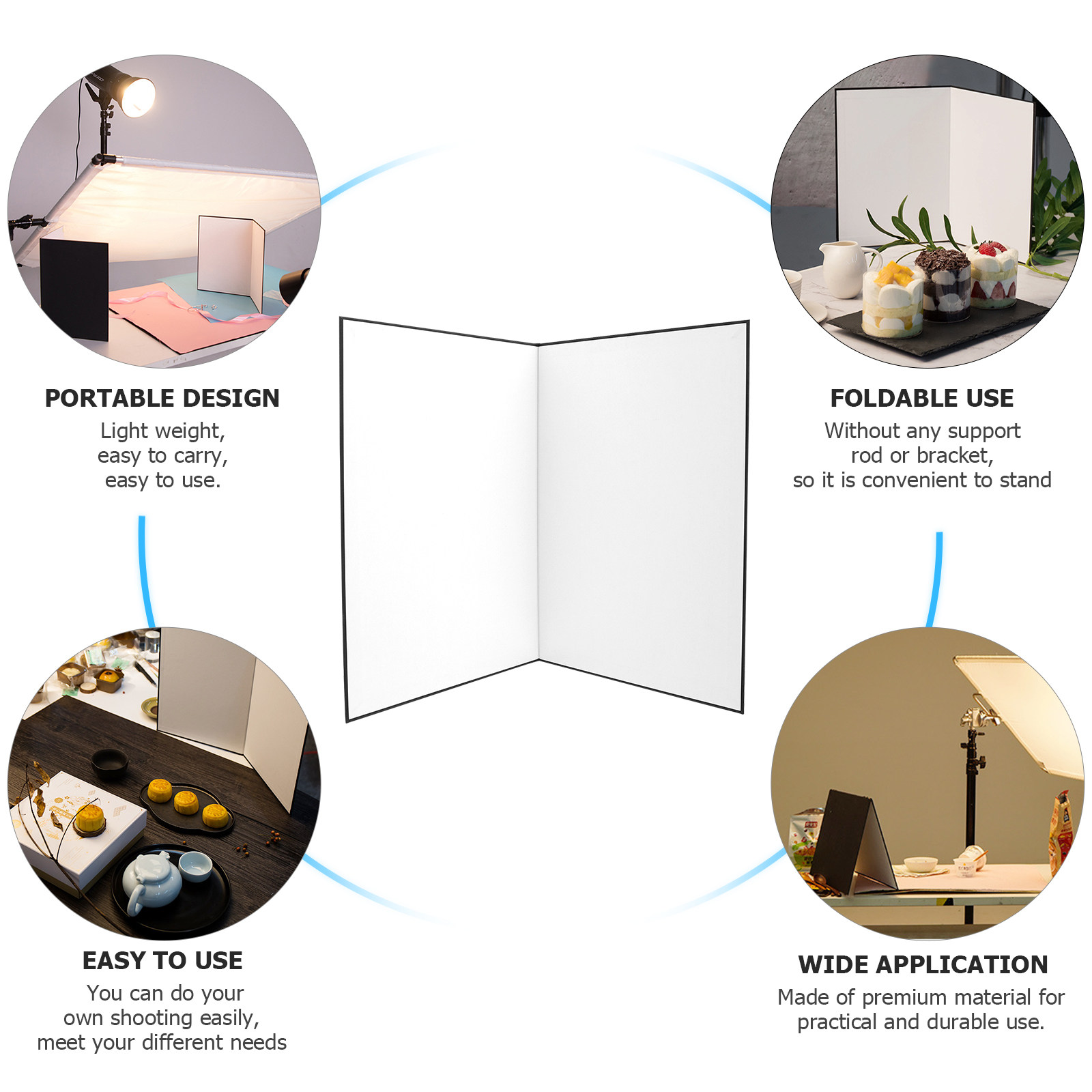 A3 Foldable Photography Cardbo - đánh giá và giá Photography Lighting Reflector