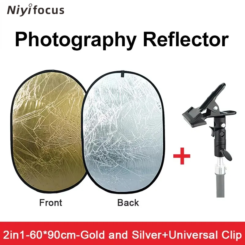 2in1 Round Portable Reflector  - đánh giá và giá Photography Lighting Reflector