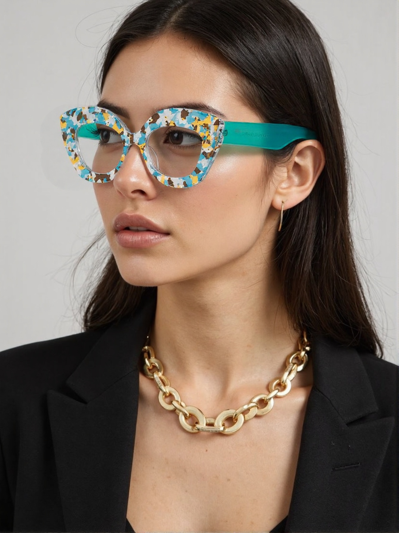 Large Frame Cat-Eye Floral Gla - đánh giá và giá Photography Lighting Accessories