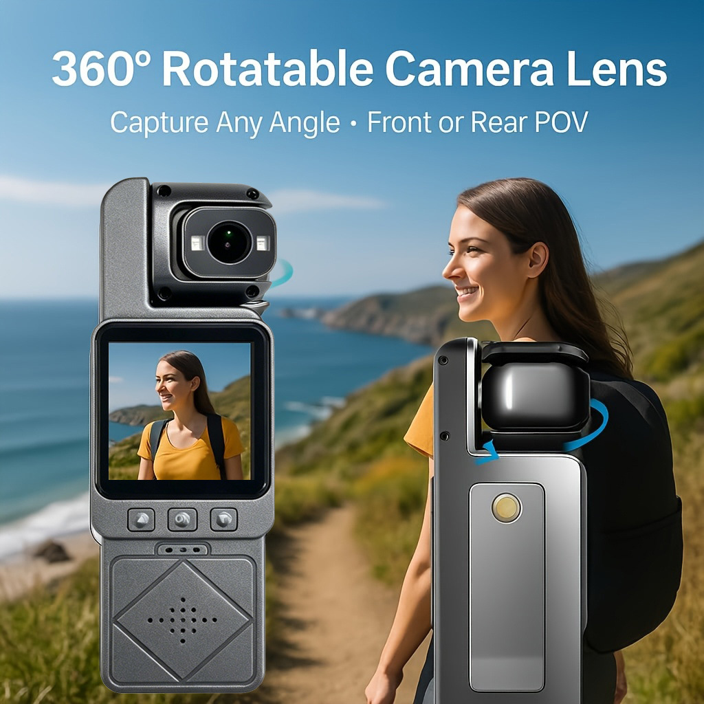 DV02 4K Handheld Action Camera - đánh giá và giá Photography Lighting System
