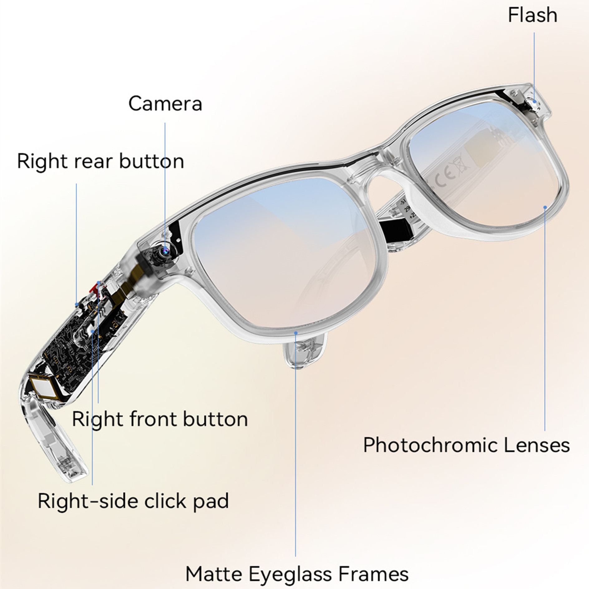 Smart Glasses AI Voice Photogr - đánh giá và giá Photography Lighting Assistant