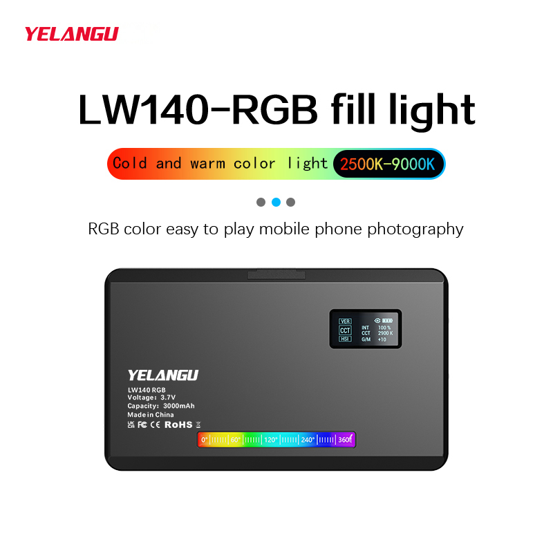 YELANGU RGB LED Video Light W1 - đánh giá và giá Photography Lightning