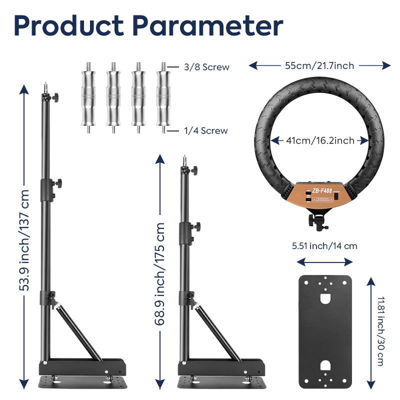 22in Ring Light Wall Mount,137 - đánh giá và giá Photography Lighting Triangle