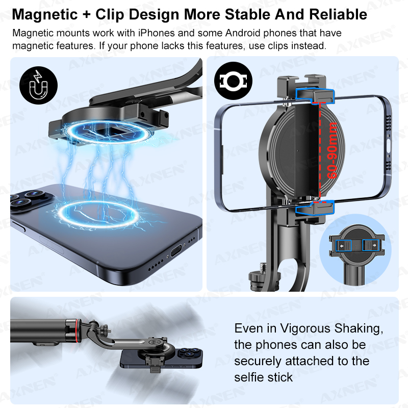 AXNEN C20 Magnetic Selfie Stic - đánh giá và giá Photography Lighting Circle
