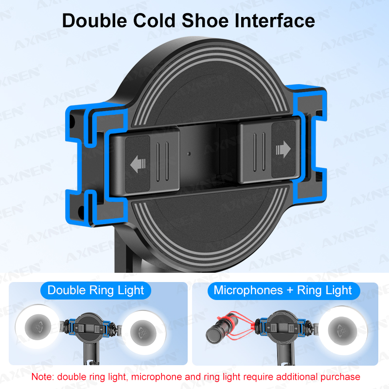 AXNEN C20 Magnetic Selfie Stic - đánh giá và giá Photography Lighting Circle