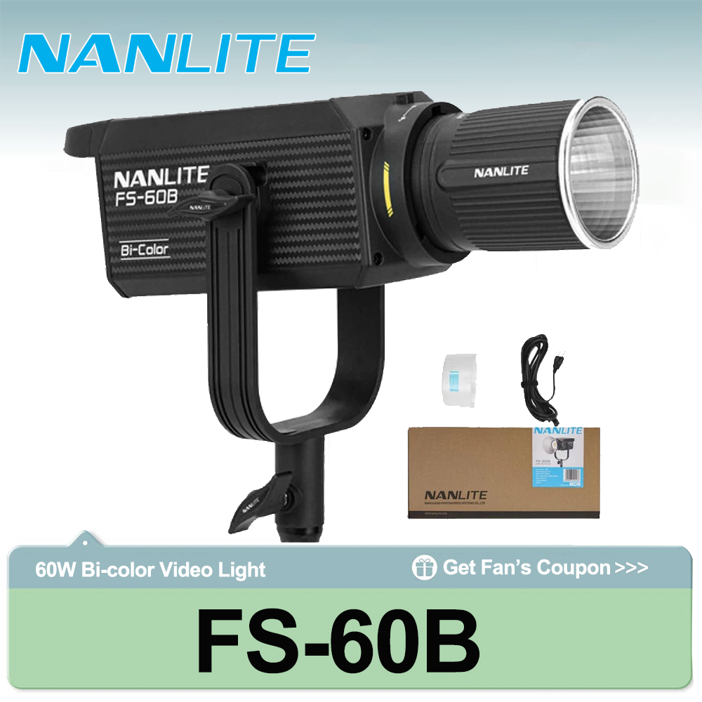 Nanlite FS-60B 70W Bi-color Sp - đánh giá và giá Photography Lighting Wireless