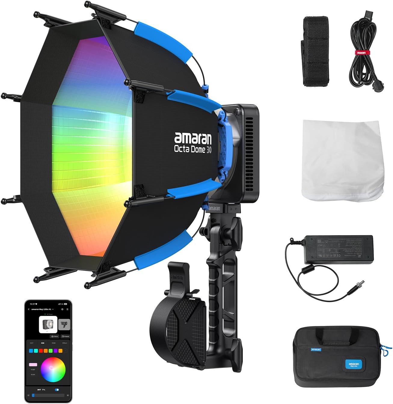 120W RGB LED Video Light, Port - đánh giá và giá Photography Lighting App