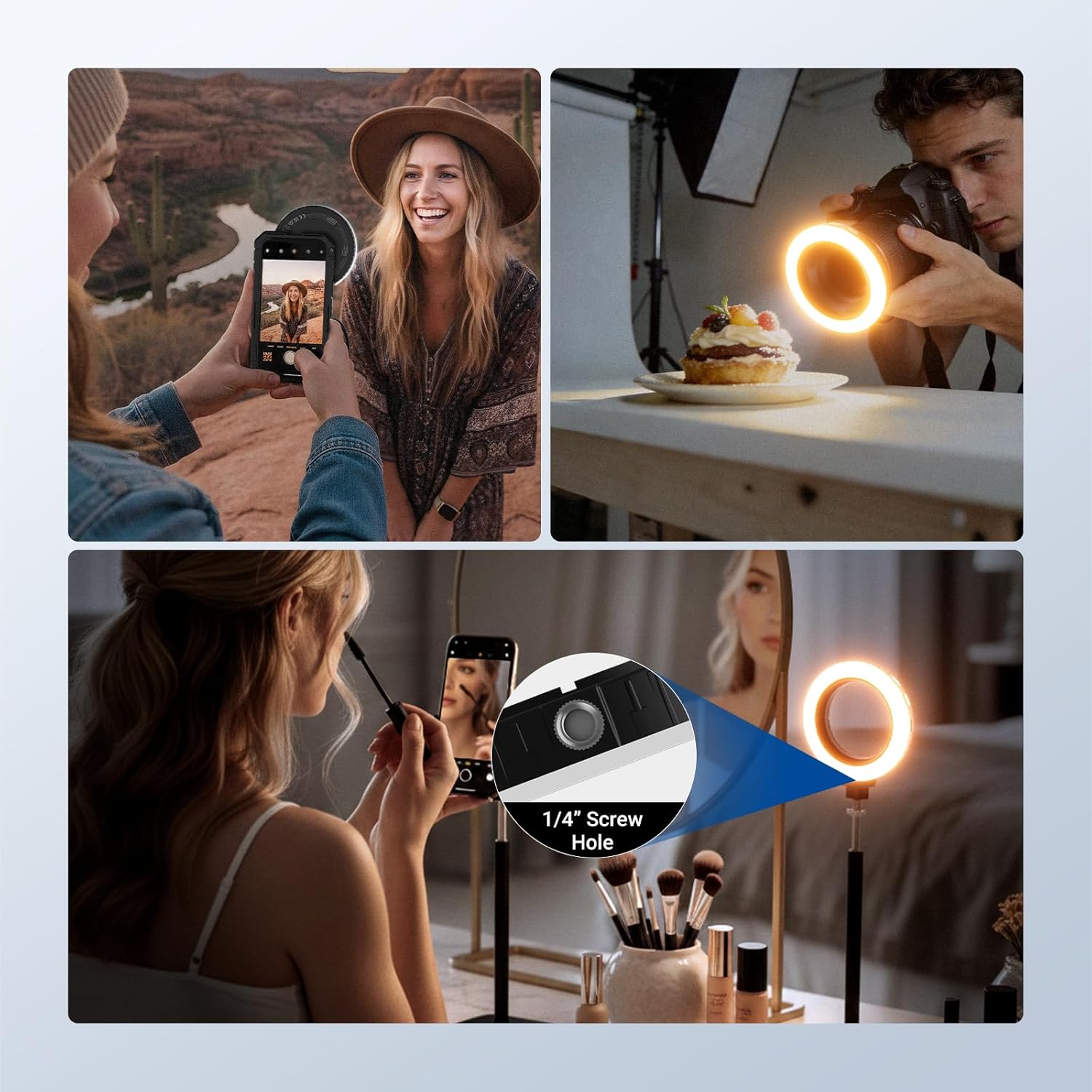 NEEWER Basics 67mm Threaded Ri - đánh giá và giá Photography Lighting Circle