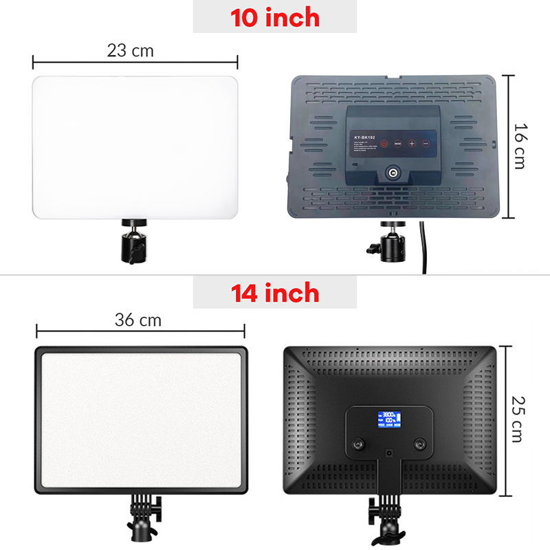 14inch 10inch LED Video Light  - đánh giá và giá Photography Lightning
