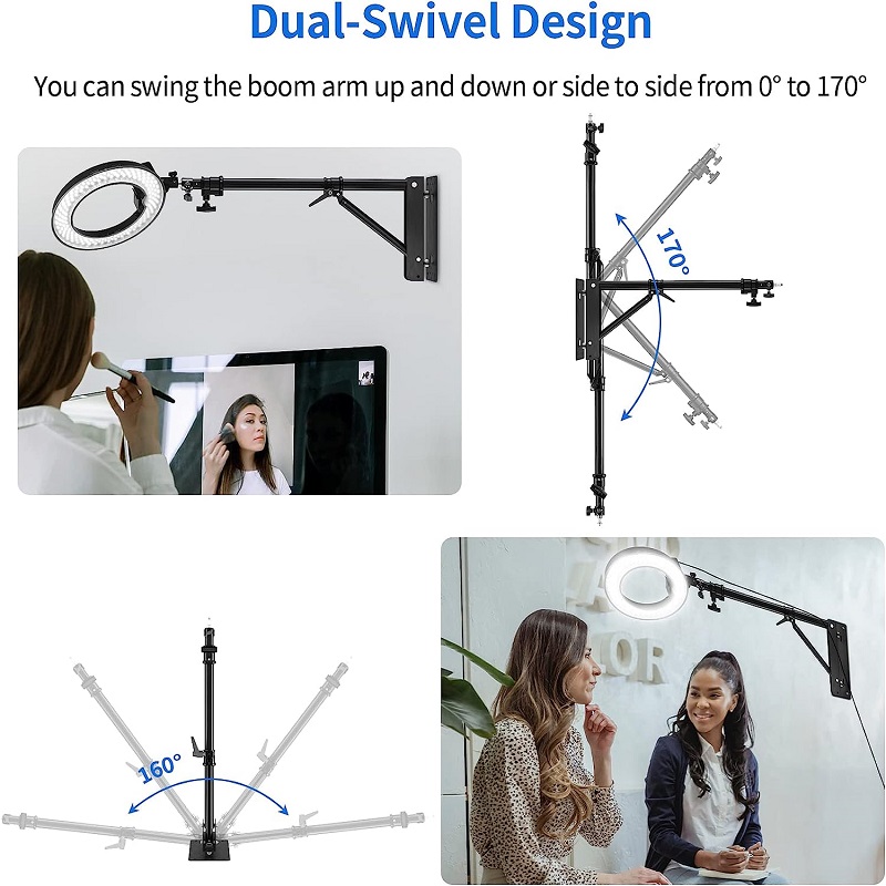 Selens 130cm Wall Mount Boom A - đánh giá và giá Photography Lighting Triangle
