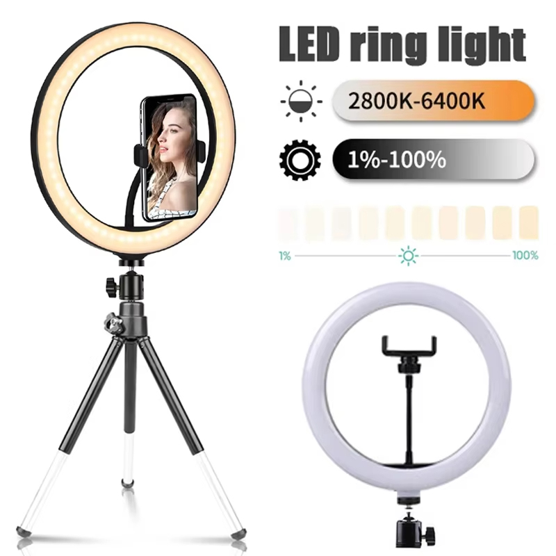 10 inch Selfie Ring Light Phot - đánh giá và giá Photography Lighting Continuous
