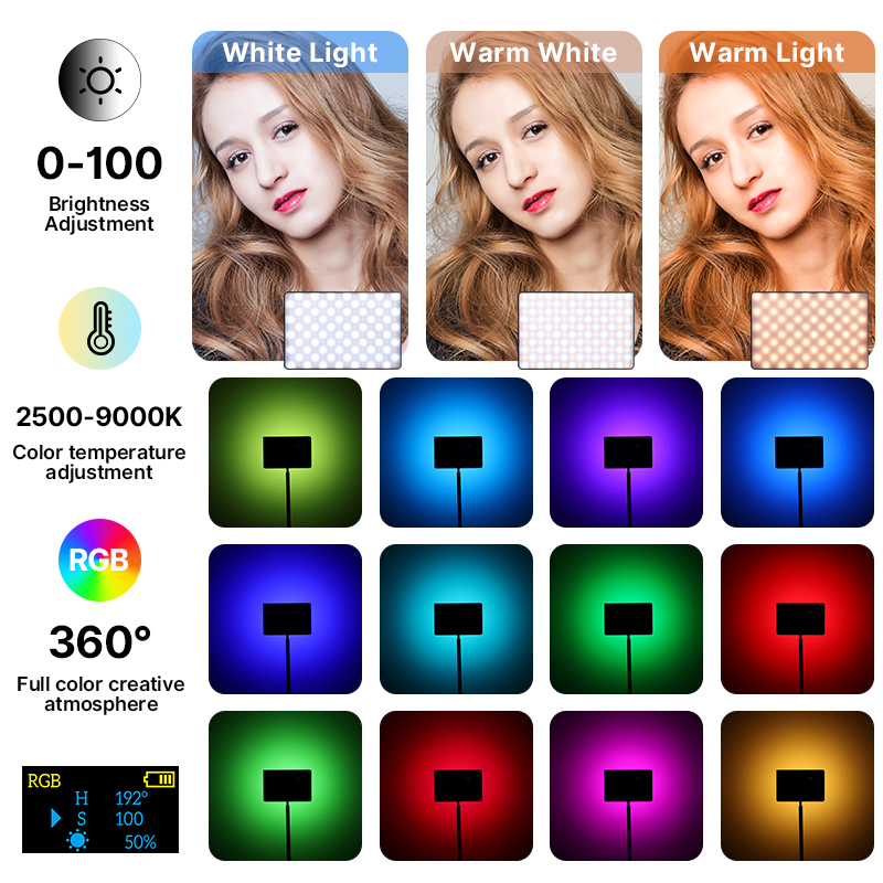 Ulanzi LT003 15W RGB Video Lig - đánh giá và giá Photography Lighting Wireless