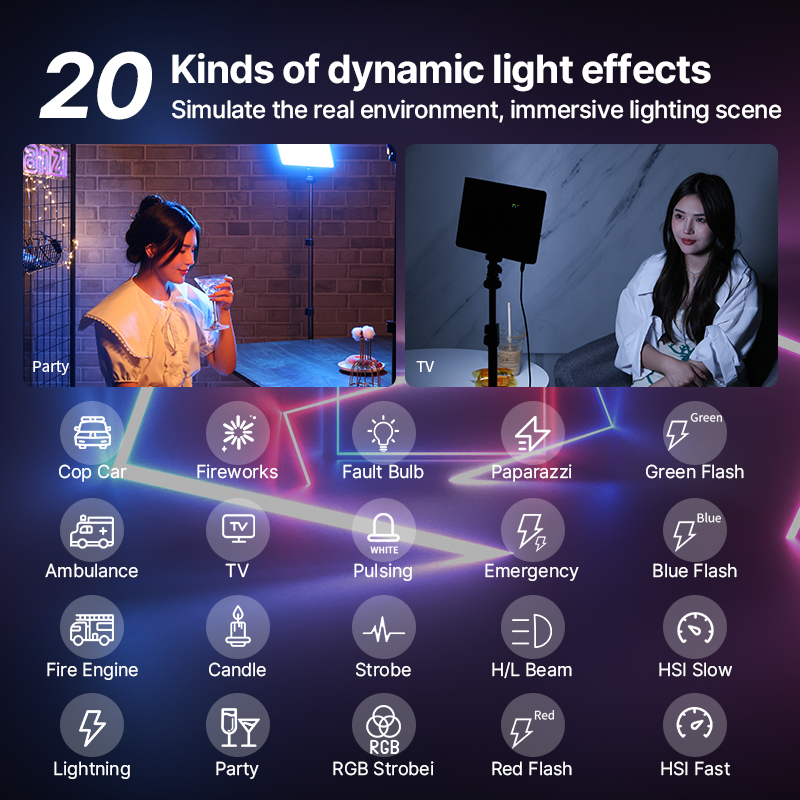Ulanzi LT003 15W RGB Video Lig - đánh giá và giá Photography Lighting Wireless