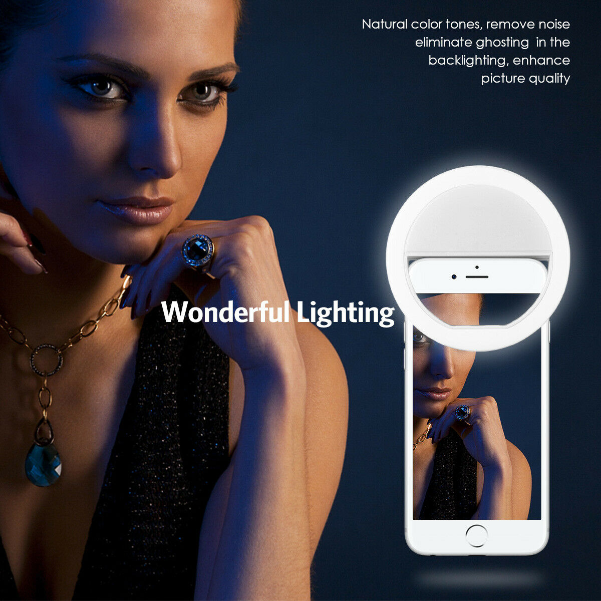 USB Charge Led Selfie Ring Lig - đánh giá và giá Photography Lighting Continuous