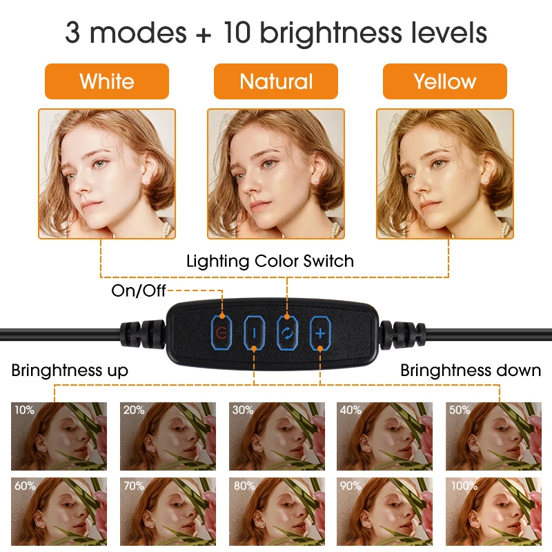 10 inch LED Selfie Ring Light  - đánh giá và giá Photography Lighting Circle