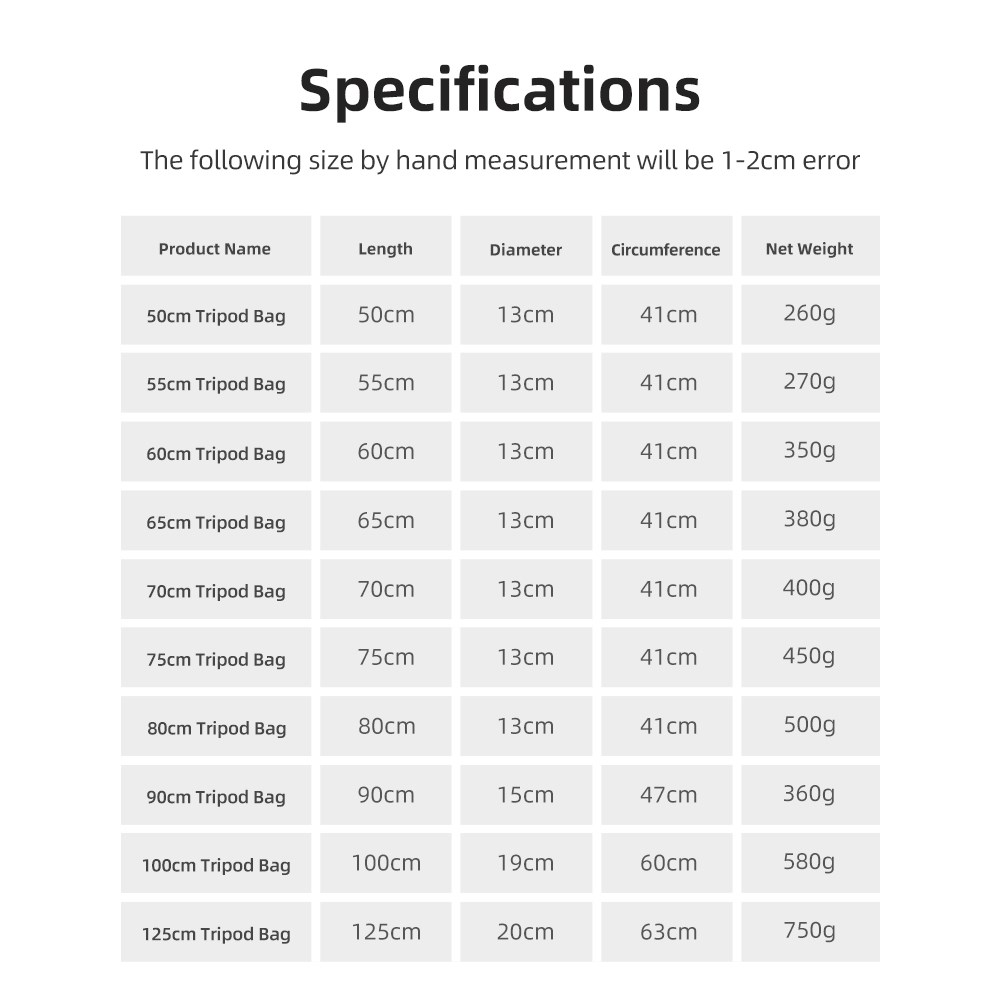 55/60/65/70/75/80/100/125Cm Đệ - đánh giá và giá Photography Lighting Devices