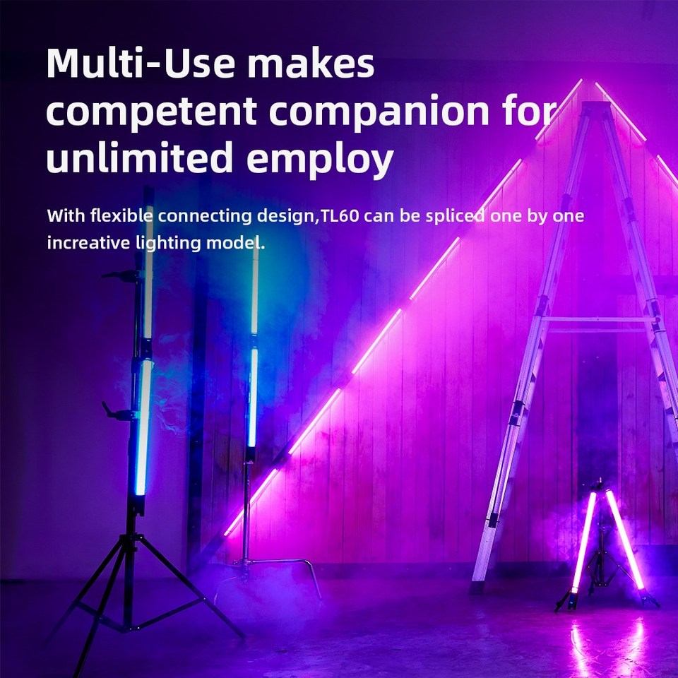 Godox TL60 RGB Handheld Photog - đánh giá và giá Photography Lighting App