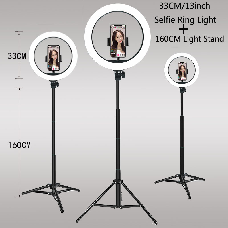 26 33CM Video Lights Dimmable  - đánh giá và giá Photography Lighting Circle