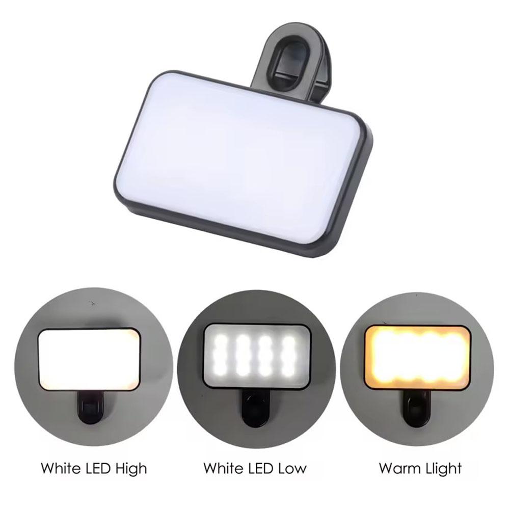 Mini LED Selfie Light 3 Color  - đánh giá và giá Photography Lighting Accessories